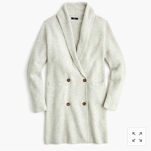 J Crew Double Breasted Cardigan Supersoft Yarn S